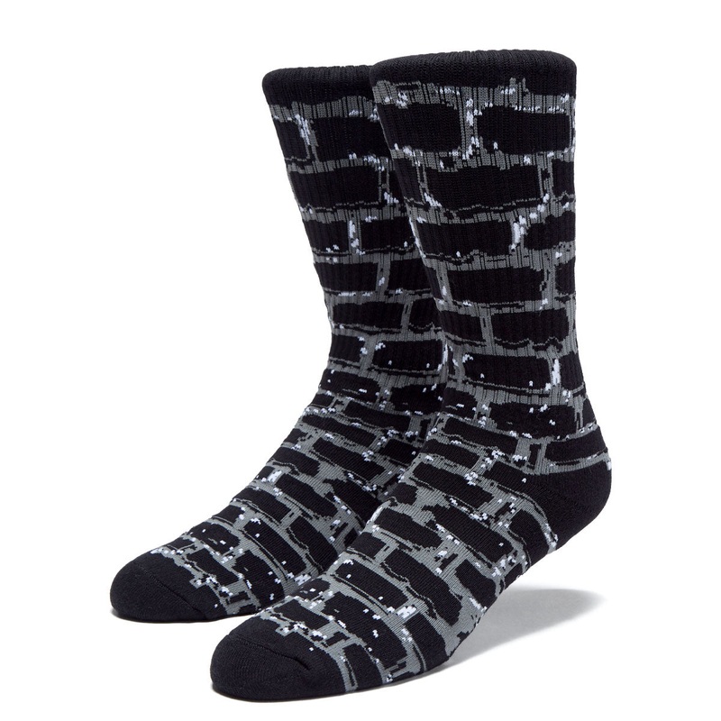 WKND Brick Socks – Black/Charcoal/Light Grey