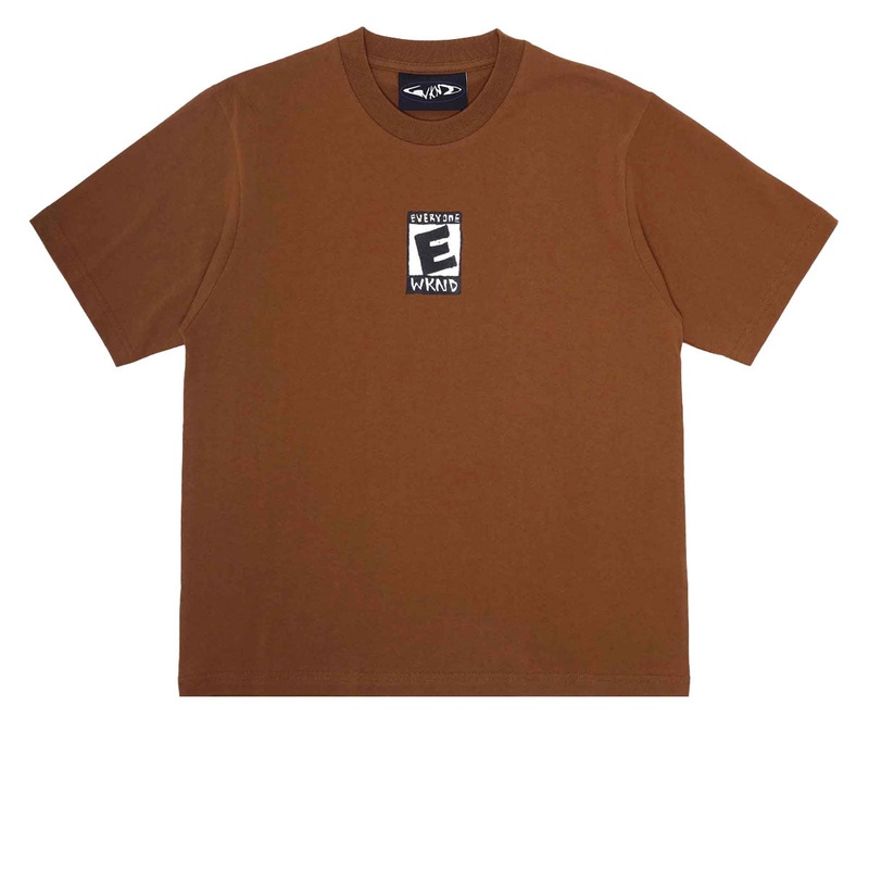 WKND E Is For Everyone T-Shirt – Brown