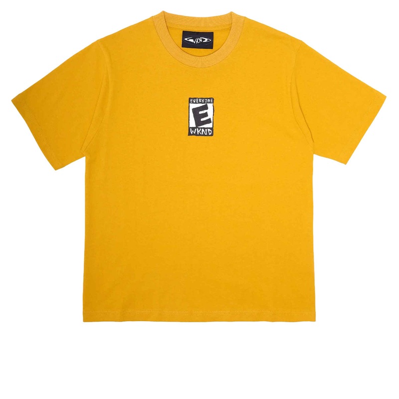 WKND E Is For Everyone T-Shirt – Gold