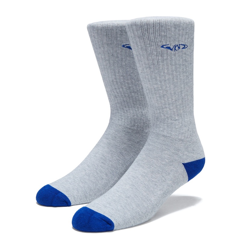 WKND Fishbone Socks – Heather Grey