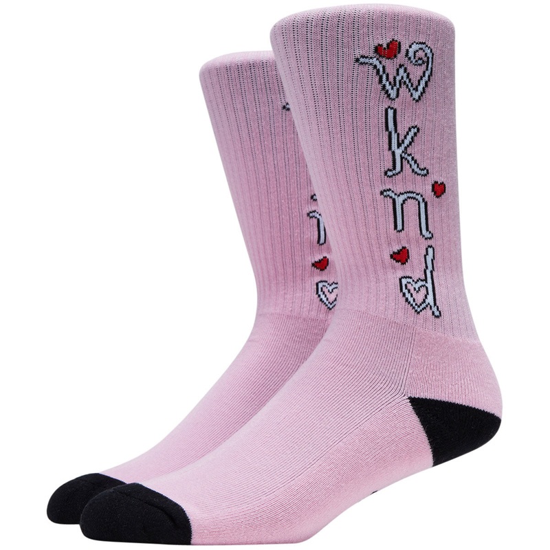 WKND Heart Socks – Pink