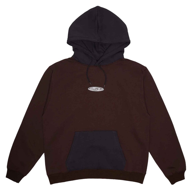 WKND Two Tone Hoodie – Brown/Washed Black