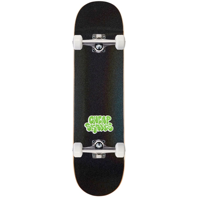 CCS Cheap Skates Tag Glitter Skateboard Complete – Black – 8.125