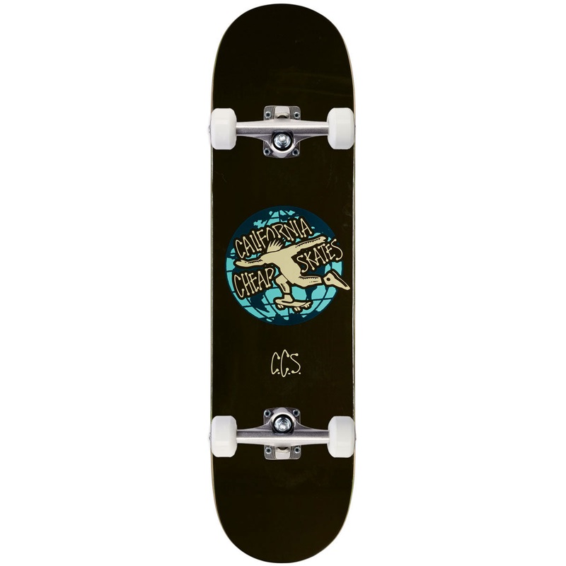 CCS Globe Skateboard Complete – Black – 8.375