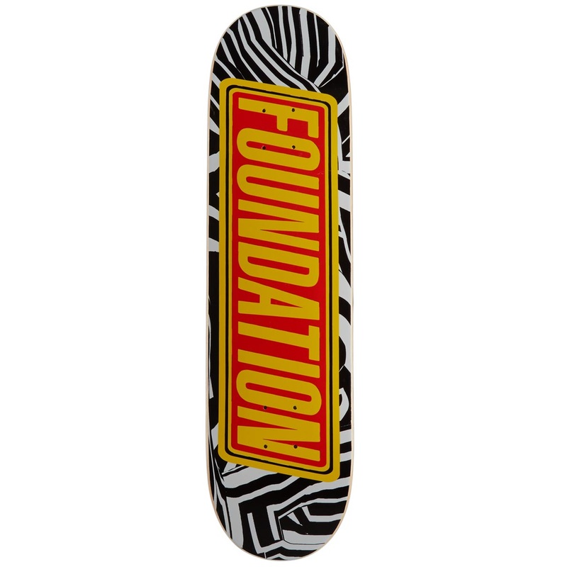 Foundation F Bar Skateboard Deck – 8.00