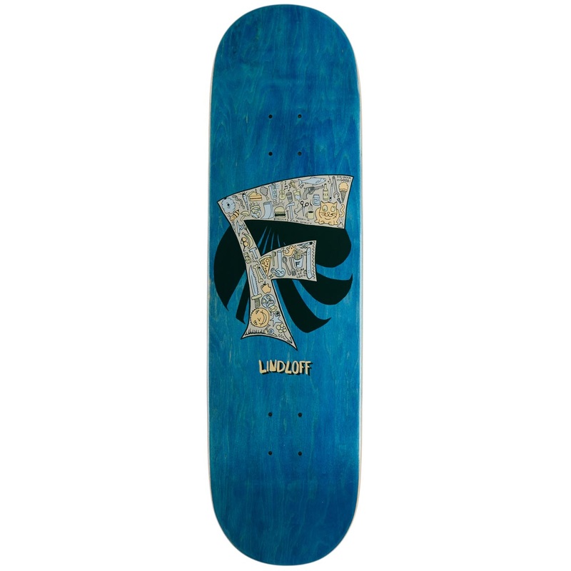 Foundation Lindloff F Stuff Skateboard Deck – 8.50