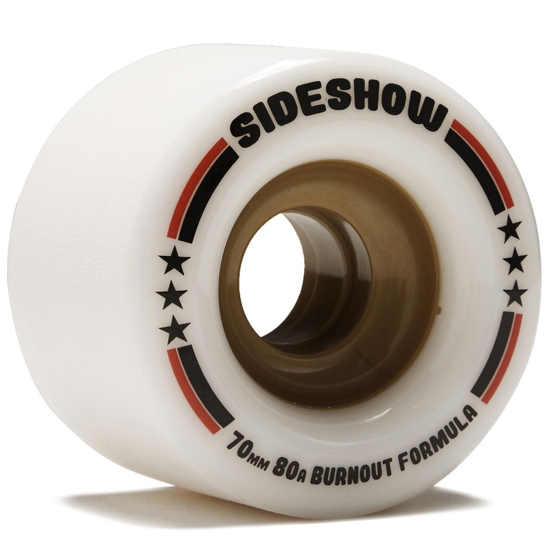 Venom Sideshow 80a Longboard Wheels – White – 70mm