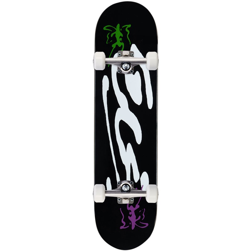 CCS Ink Blot Logo Skateboard Complete – Black – 8.00