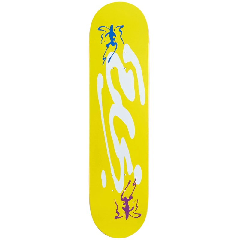 CCS Ink Blot Logo Skateboard Deck – Yellow