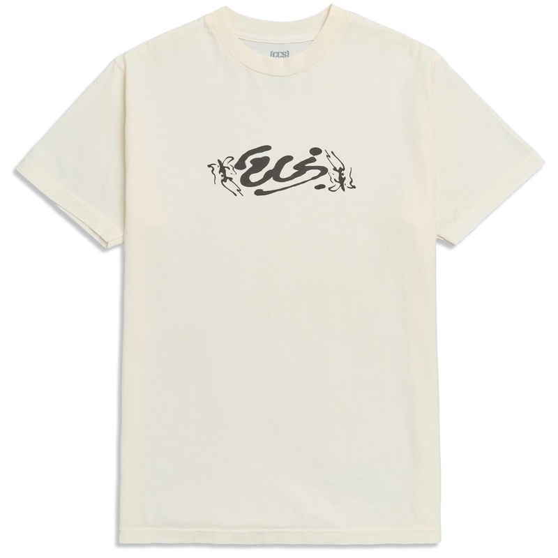 CCS Ink Blot Logo T-Shirt – Faded Cream – XXL