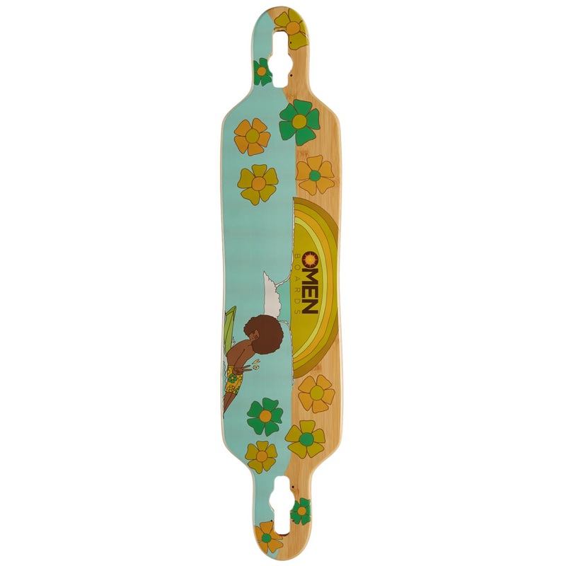 Omen Forever Buttons 41 Drop Thru Longboard Deck