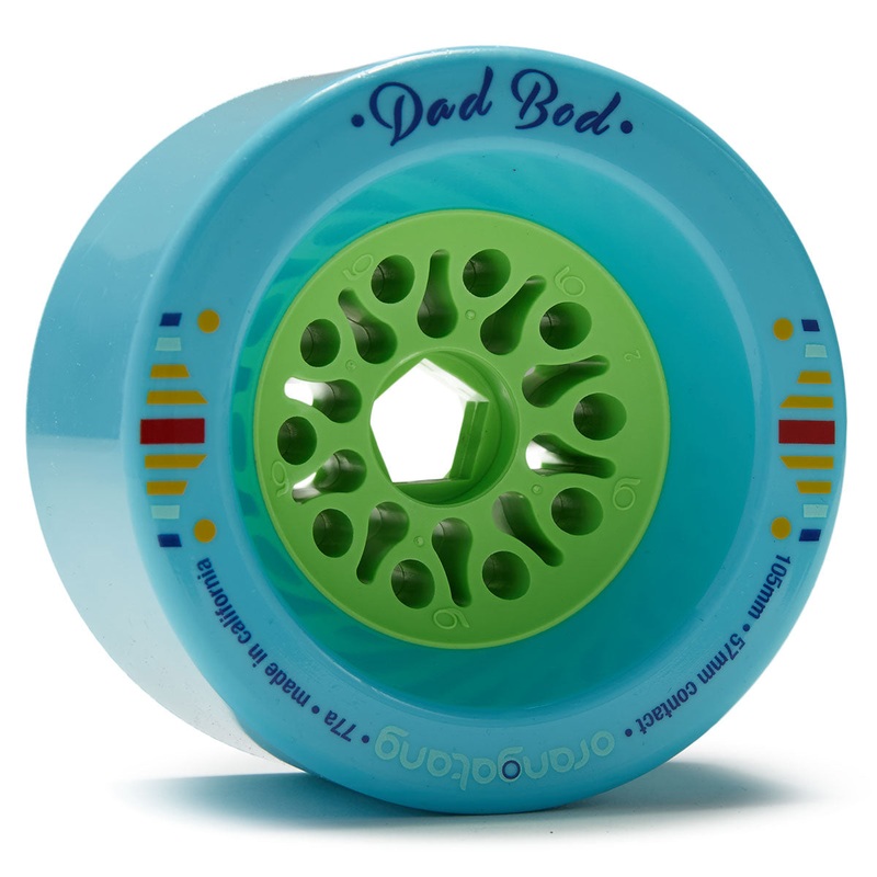 Orangatang Dad Bod 77a Longboard Wheels – Blue – 105mm