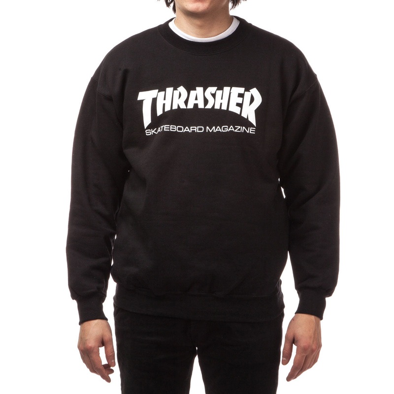 Thrasher Skate Mag Crew Sweatshirt – Black