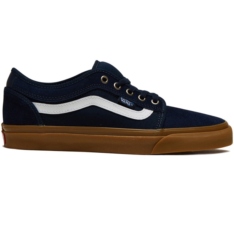 Vans Skate Chukka Low Sidestripe Shoes – Navy/Gum