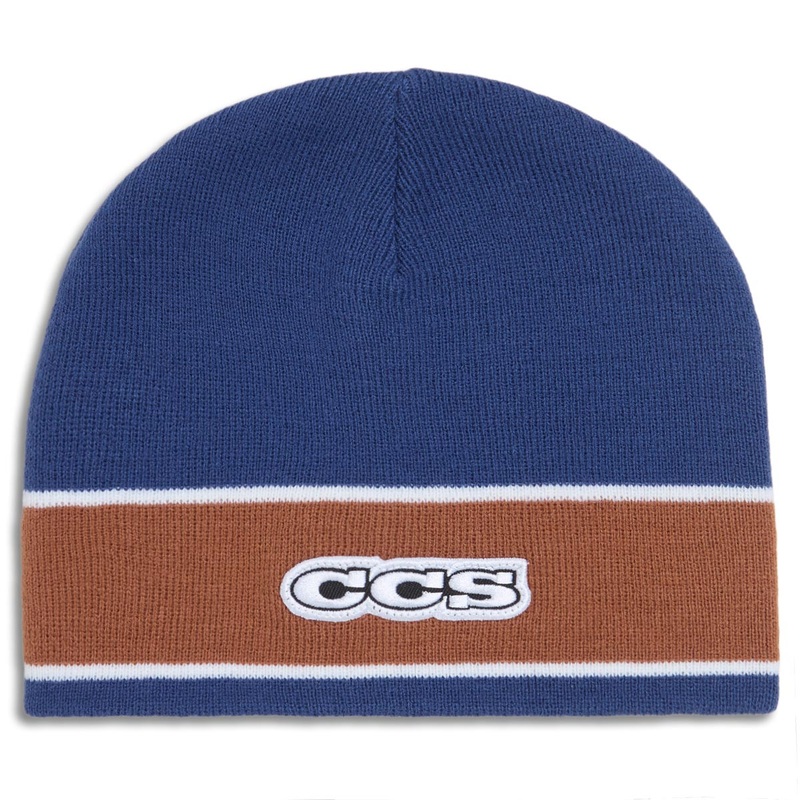 CCS Icon Skully Beanie – Navy/Rust