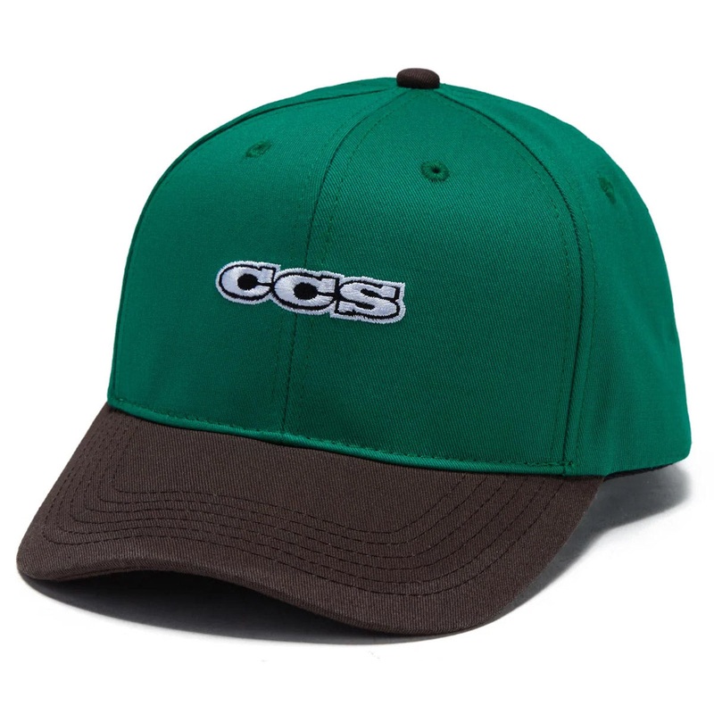 CCS Icon Snapback Hat – Green/Brown