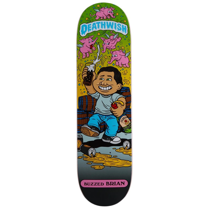 Deathwish Bod Low Life Kids Skateboard Deck – 8.38