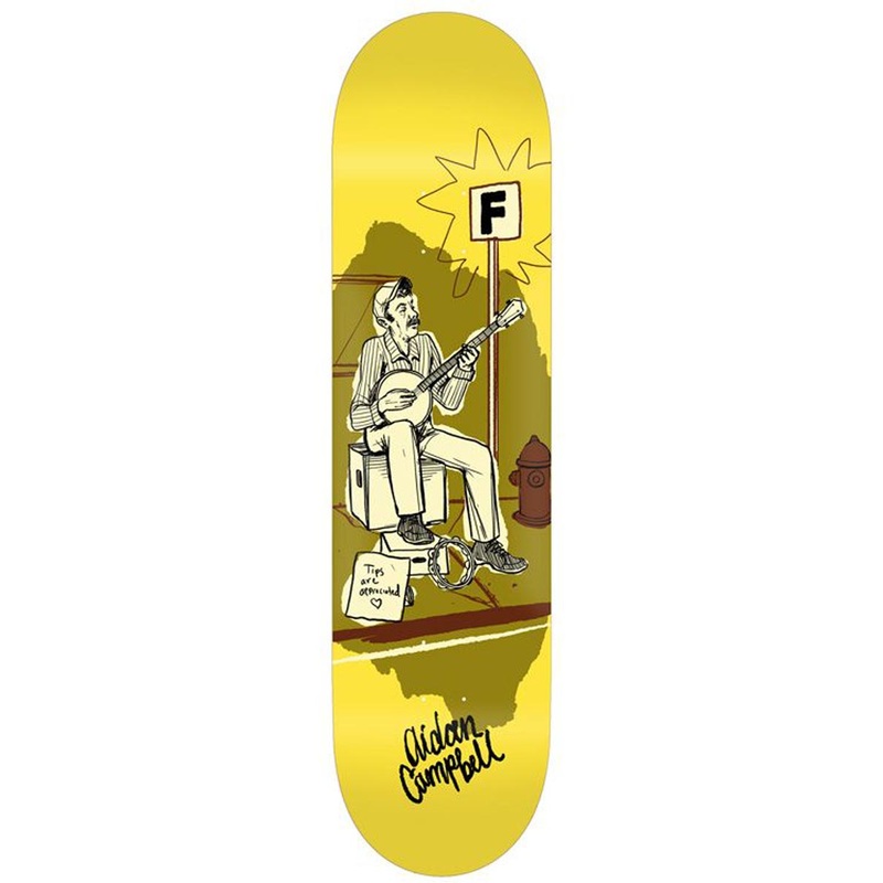 Foundation Campbell Busker Skateboard Deck – 8.50