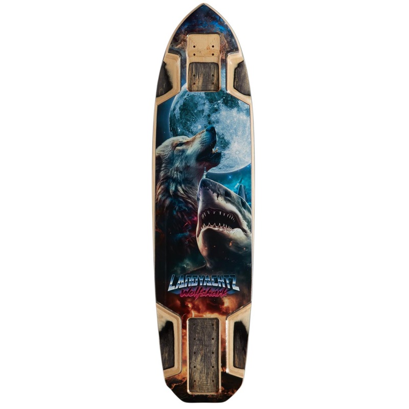 Landyachtz Wolfshark Longboard Deck