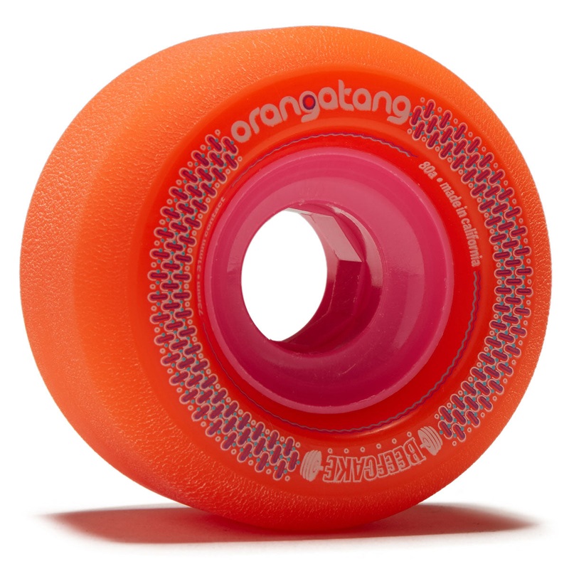 Orangatang Beefcake Freeride 80a Longboard Wheels – Orange – 73mm