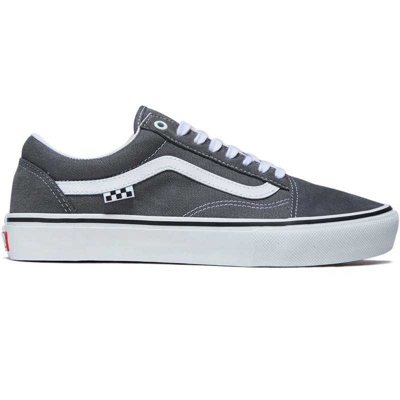 Vans Skate Old Skool Shoes – Pewter/White