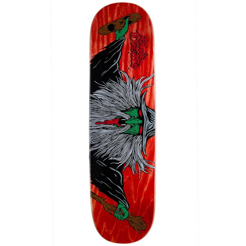 Blood Wizard Flying Wizard Blunt Skateboard Deck – Assorted Stains – 8.625