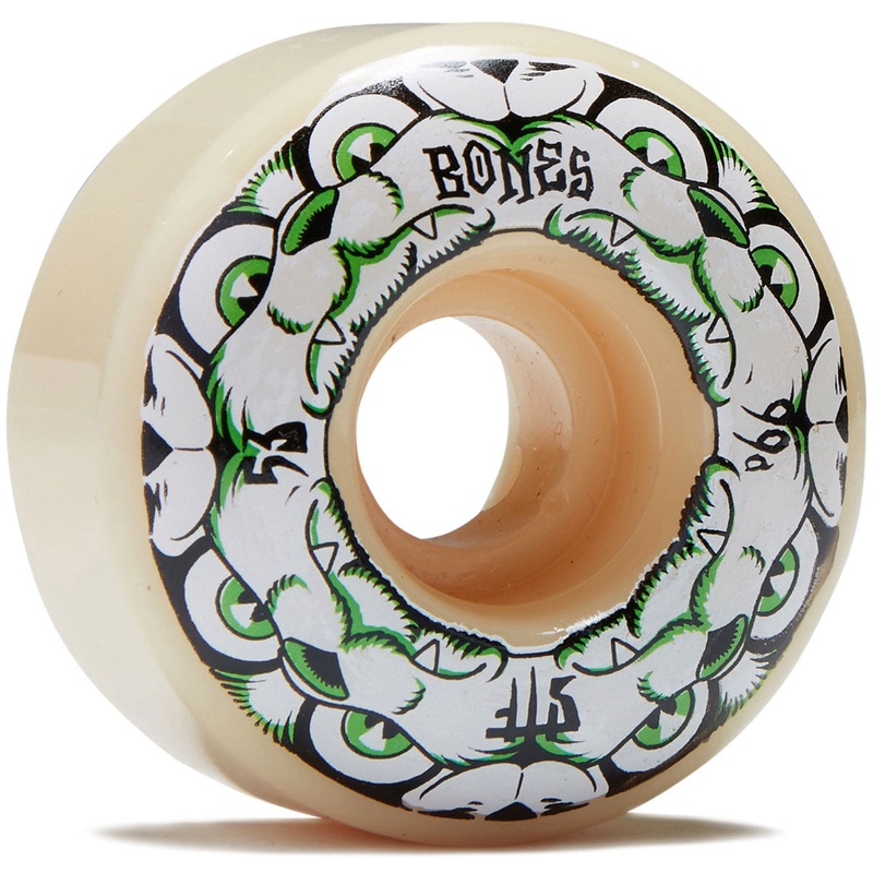 Bones 4 Dog Night 99a V4 Wide Skateboard Wheels – 53mm