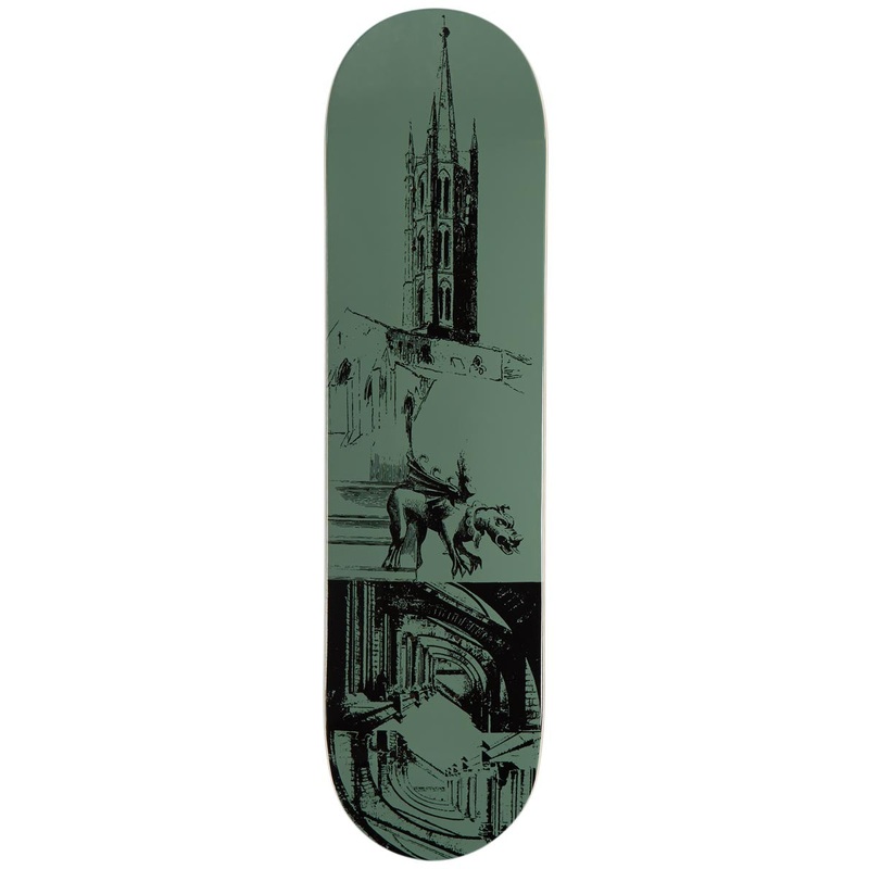 CCS Cathedral Skateboard Deck – Olive