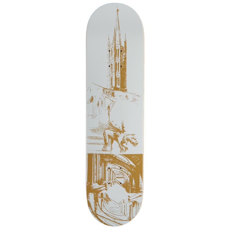 CCS Cathedral Skateboard Deck – White
