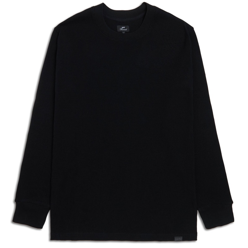 CCS OG Waffle Knit Thermal Shirt – Black