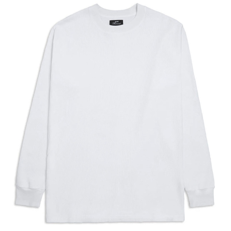 CCS OG Waffle Knit Thermal Shirt – White