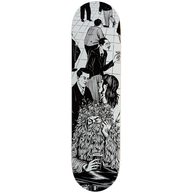 CCS Social Camouflage Bar Skateboard Deck – Black