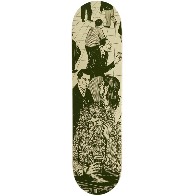 CCS Social Camouflage Bar Skateboard Deck – Green