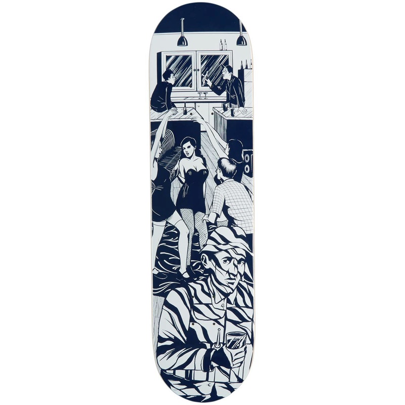 CCS Social Camouflage Party Skateboard Deck – Blue