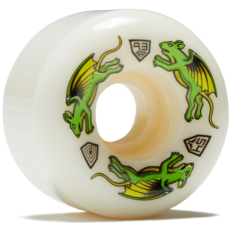 Powell-Peralta Dragon Formula 93a Nano Rat A2 Skateboard Wheels – Off White – 54mm