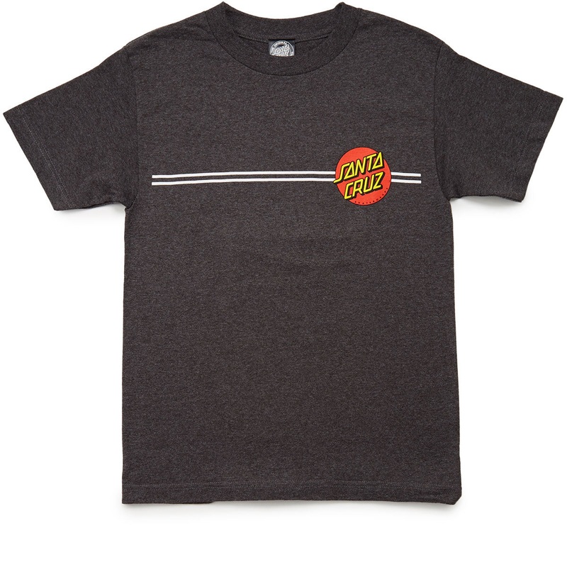 Santa Cruz Classic Dot T-Shirt – Charcoal Heather