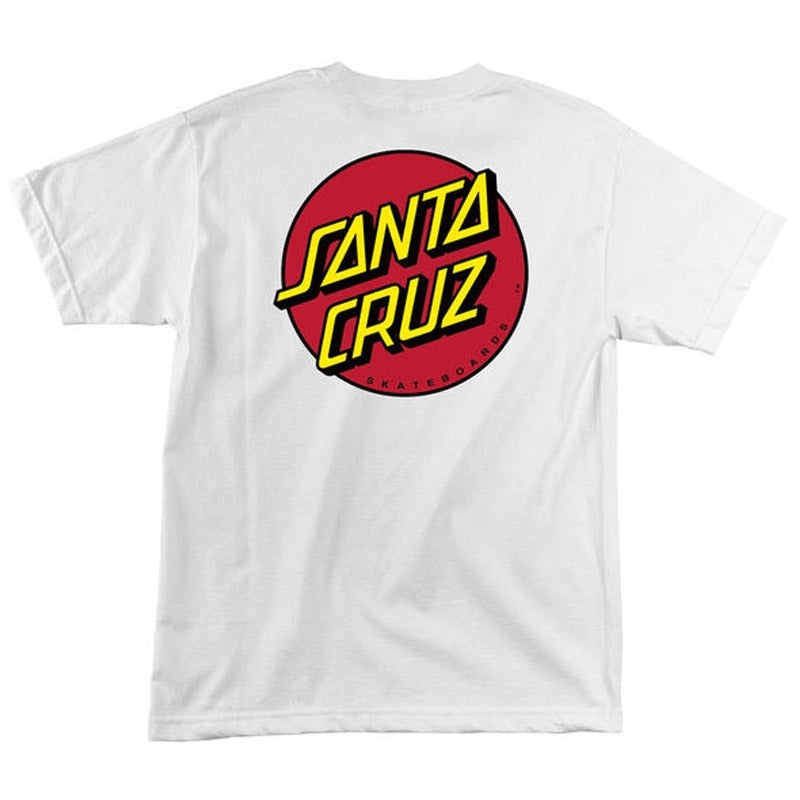 Santa Cruz Classic Dot T-Shirt – White