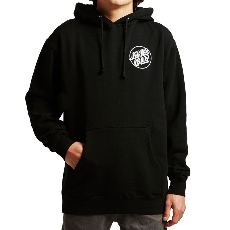 Santa Cruz Opus Dot Hoodie – Black/White