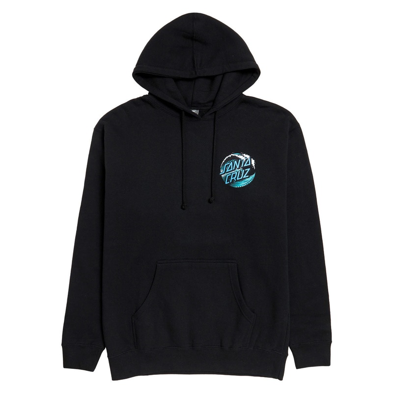 Santa Cruz Wave Dot Hoodie – Black