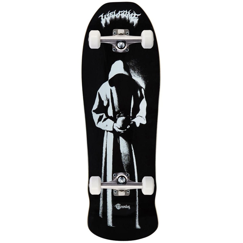 Welcome Contemplation On An Early Grab Skateboard Complete – Black – 10.00