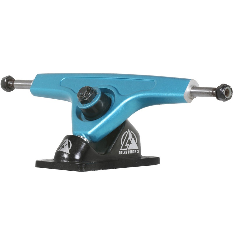 Atlas 180mm 8mm 48 Degree Ultralight Longboard Trucks – Blue Steel