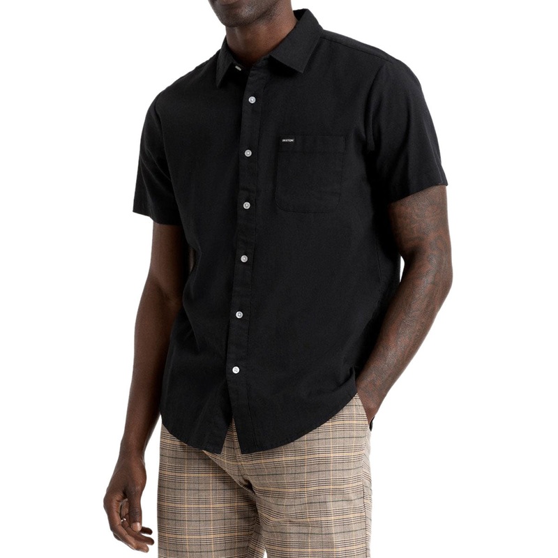 Brixton Charter Oxford Shirt – Black