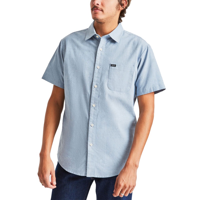 Brixton Charter Oxford Shirt – Light Blue Chambray