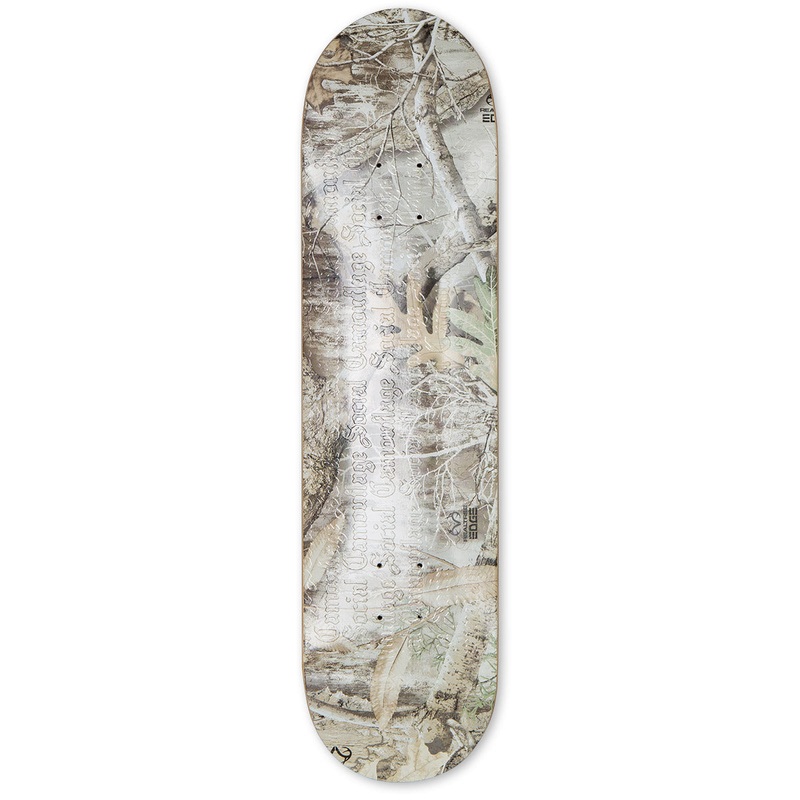 CCS Social Camouflage Embossed Skateboard Deck – Realtree Edge – 8.50