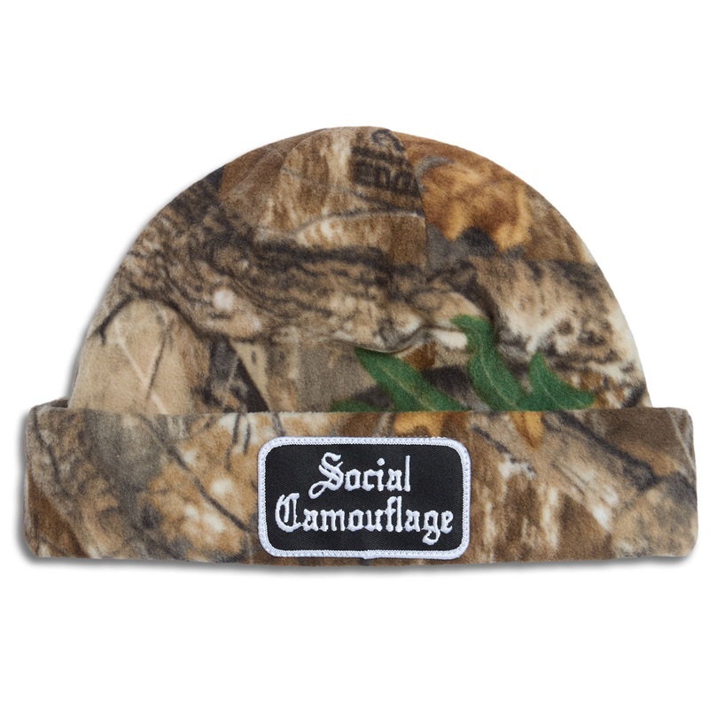 CCS Social Camouflage Fleece Beanie – Edge