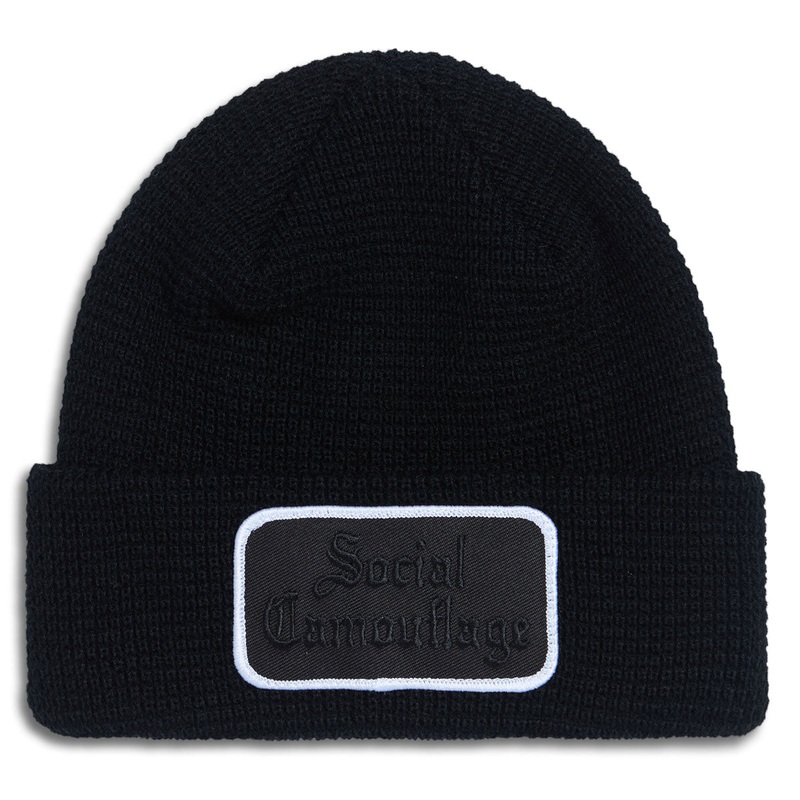 CCS Social Camouflage Patch Beanie – Black