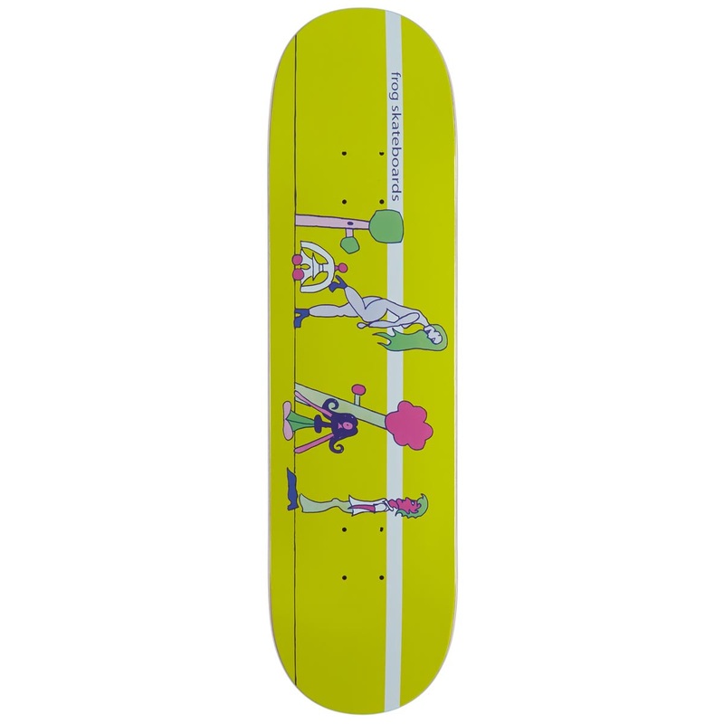 Frog Memories 1000 Skateboard Deck – Yellow – 8.25