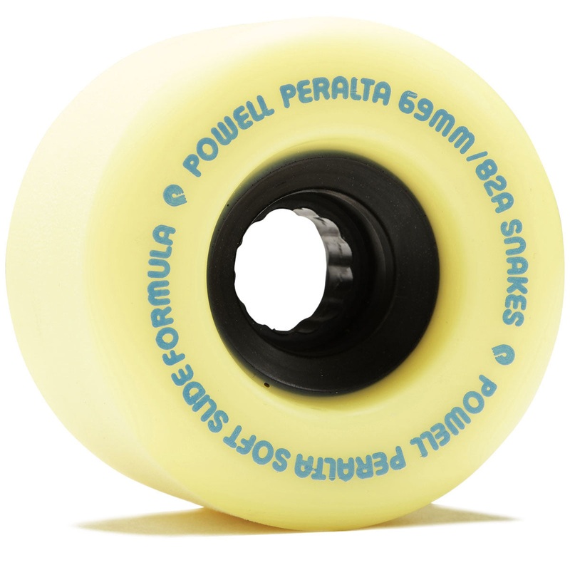 Powell-Peralta Snakes 82A Longboard Wheels – Yellow – 69mm