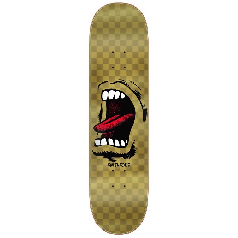 Santa Cruz Screaming Mouth 7 Ply Birch Skateboard Deck – 8.00
