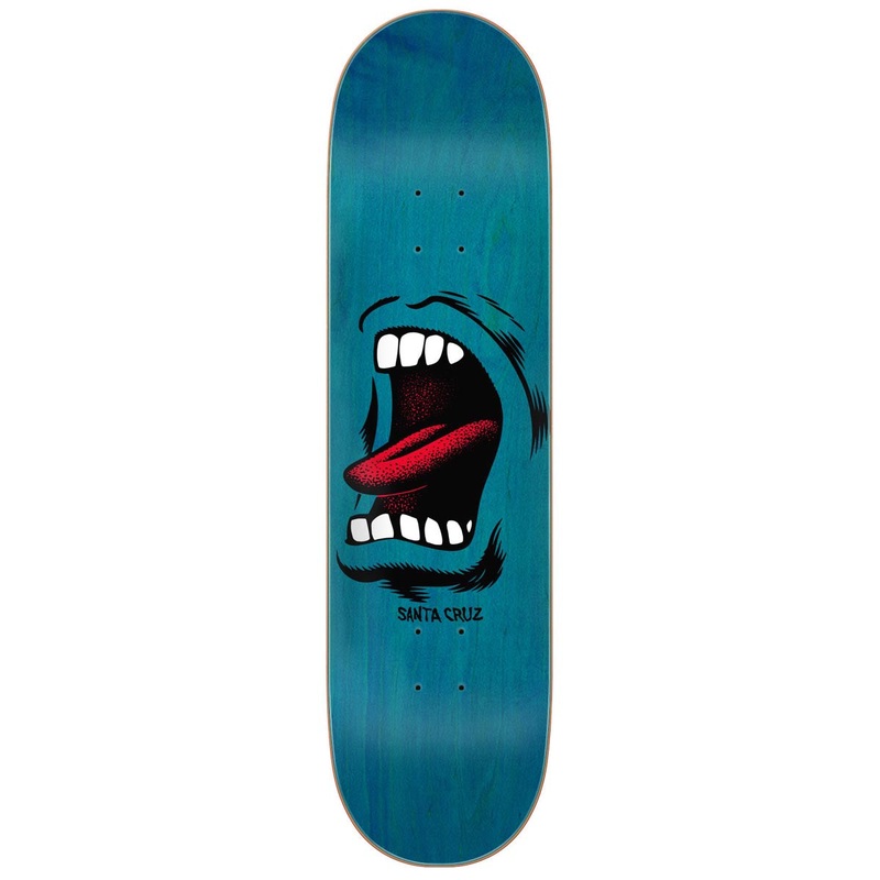 Santa Cruz Screaming Mouth 7 Ply Birch Skateboard Deck – 8.25